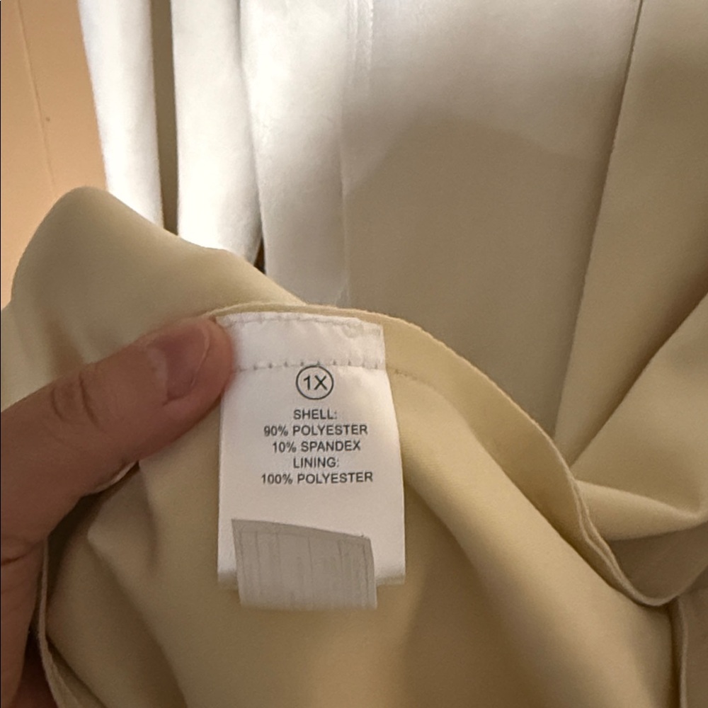 Fashion Nova Women's Cream Double-Breasted Pea Coat - Picture 9 of 16